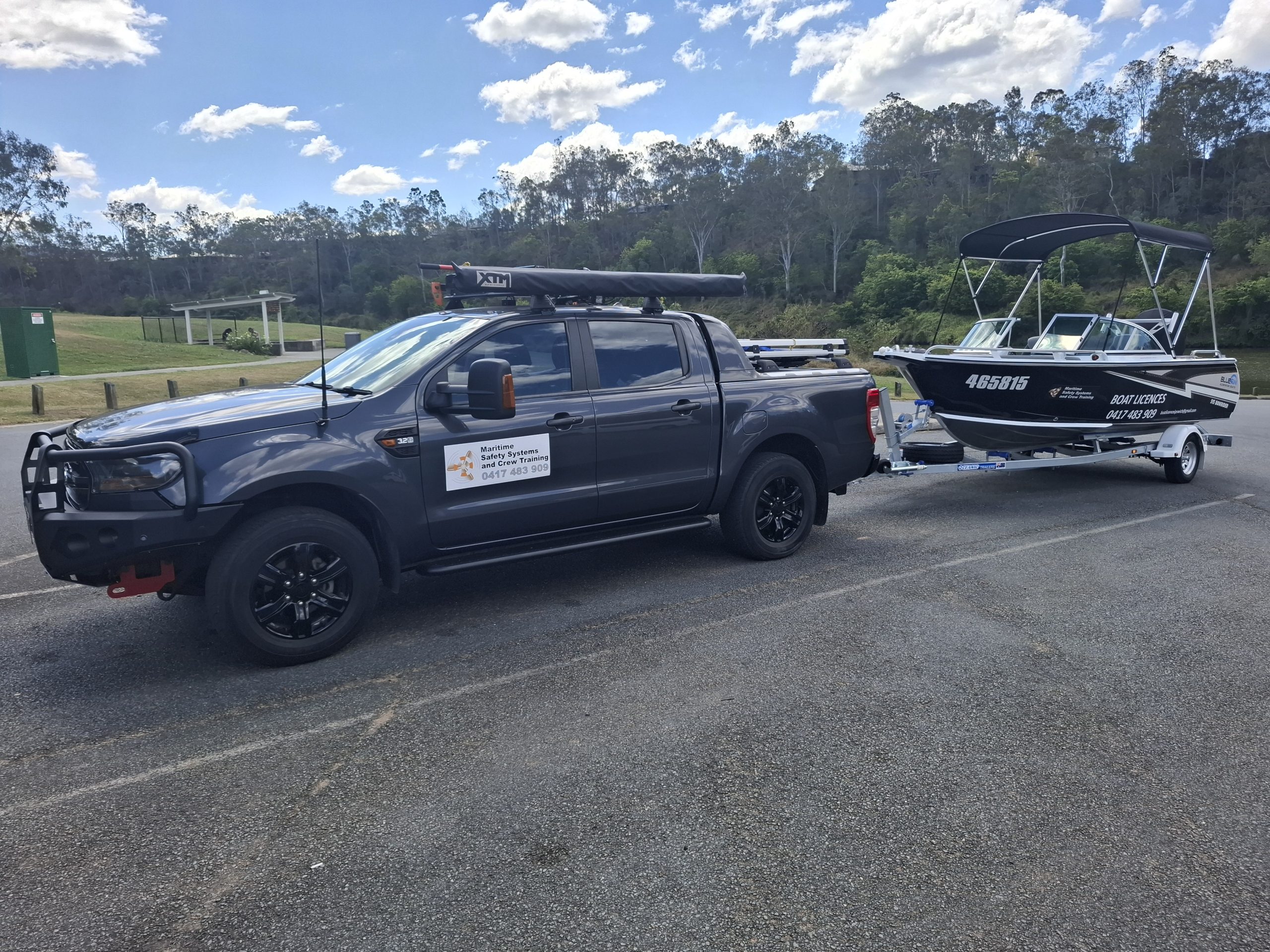 Tow vewhicle and boat